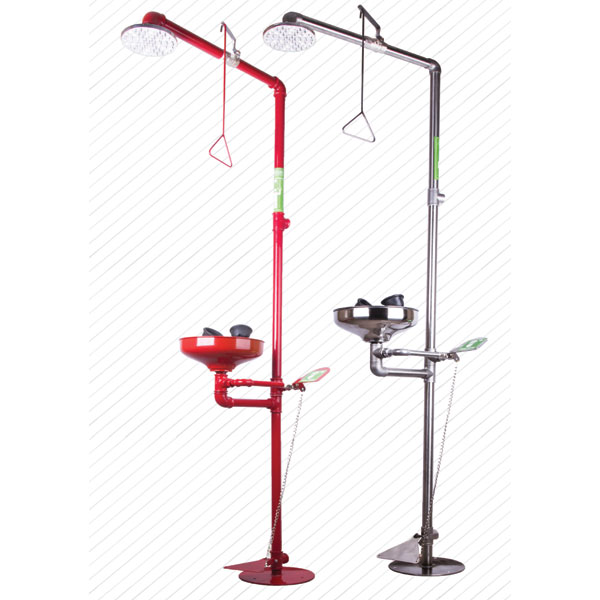 Laboratory-showers-b دوش و چشم شوی ایستاده